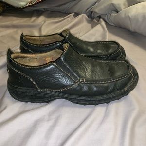 Timberland black leather casual shoes 9&1/2-10